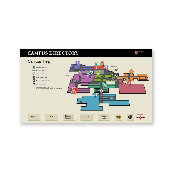 Education touchscreen interface