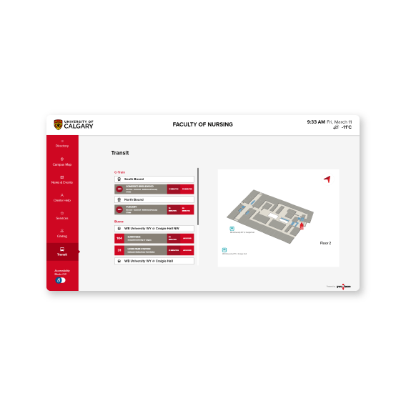 Education touchscreen interface